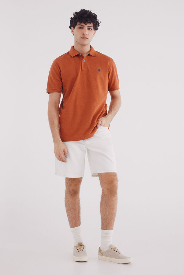 Springfield Polo piqué fantasia básica regular fit vermelho