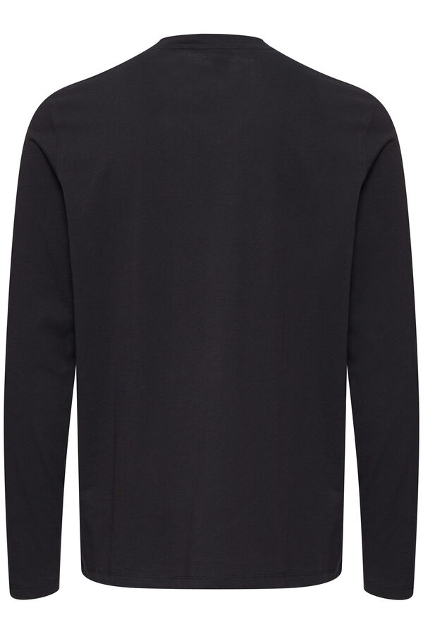 Blend Camiseta Manga Larga Print negro