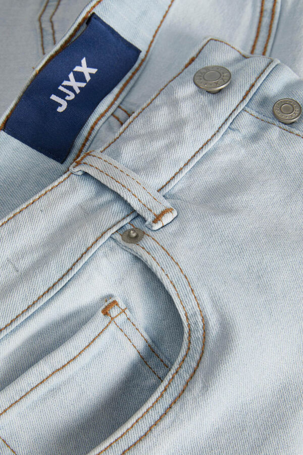 Jack & Jones Shorts vaqueros de tiro alto azul