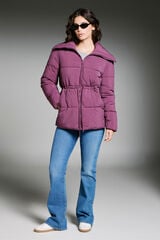 Only Casaco acolchoada  vermelho