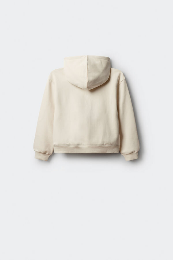 Springfield Kids Sudadera con capucha snoopy ni&ntilde;a. blanco