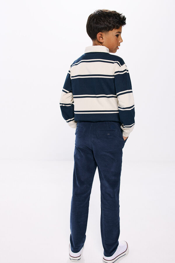 Springfield Kids Chino micropana ni&ntilde;o azul