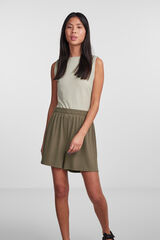 Pieces Calças curtas caneladas verde