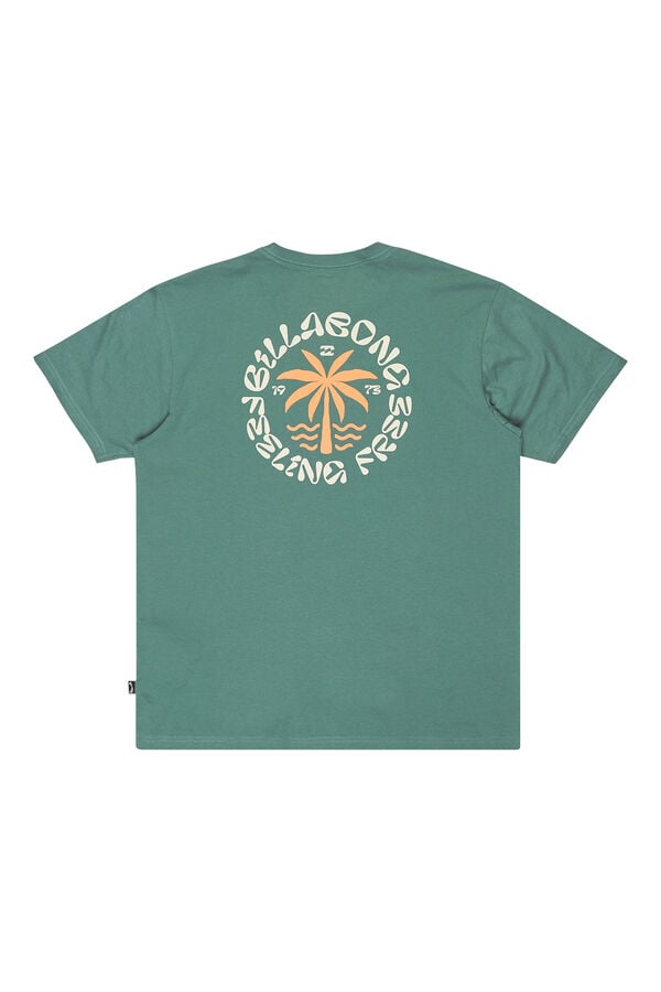 Billabong Stacked Arch - T-shirt Para homem azul
