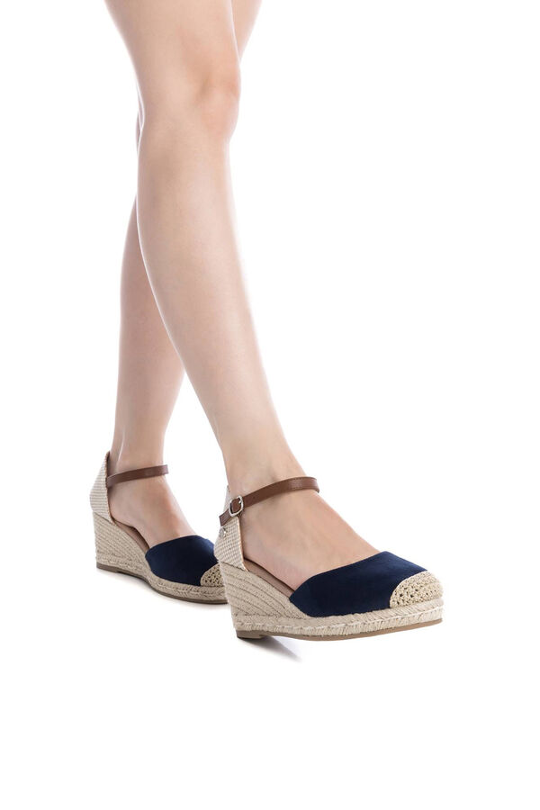 XTI Alpargata Valenciana Cu&ntilde;a azul