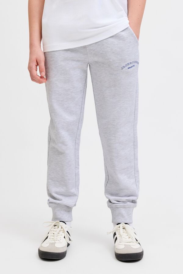 Jack & Jones Junior Cal&ccedil;as de fato treino cinzento