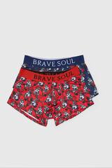 Brave Soul Pack de 2 boxers com impresso estampado