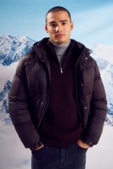 Springfield Casaco acolchoado térmico castanho