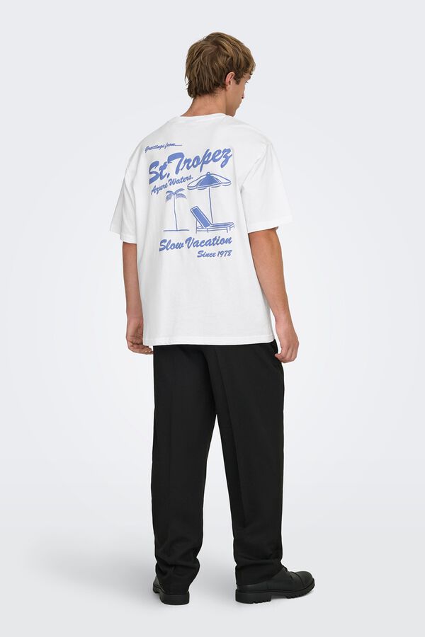 Only & Sons T-shirt de manga curta branco