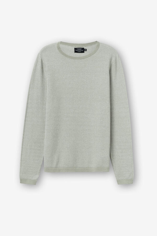 Tiffosi Camisola de malha com textura verde