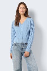 Noisy May C&aacute;rdigan de punto de viscosa azul