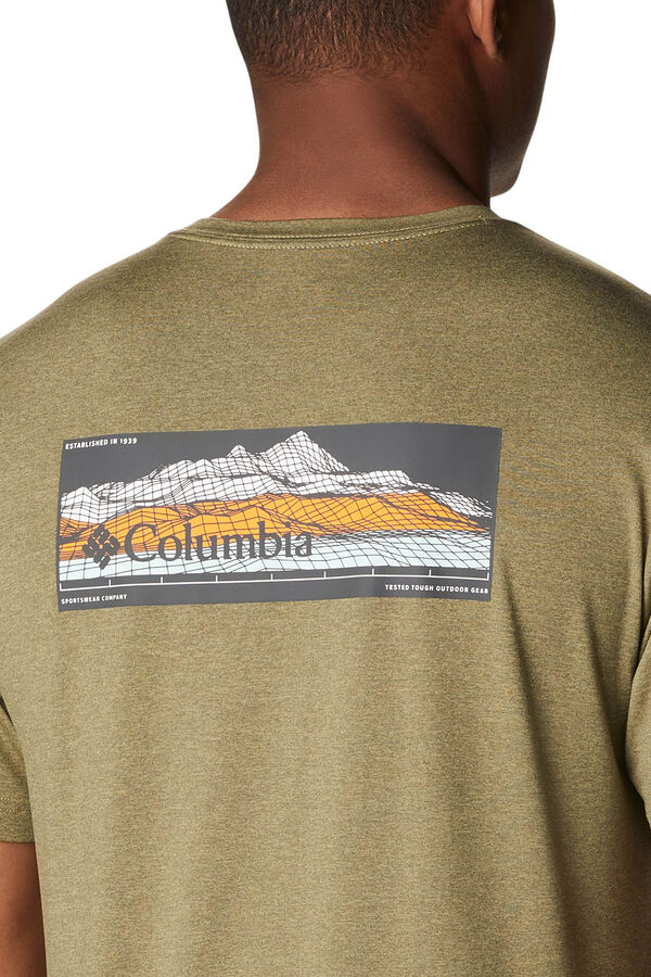 Springfield T-shirt estampada Columbia Tech Trail™ para homem branco