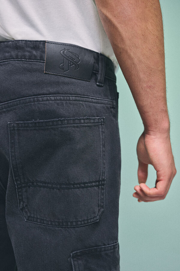 Springfield Jeans cargo Pedri X Springfield gris