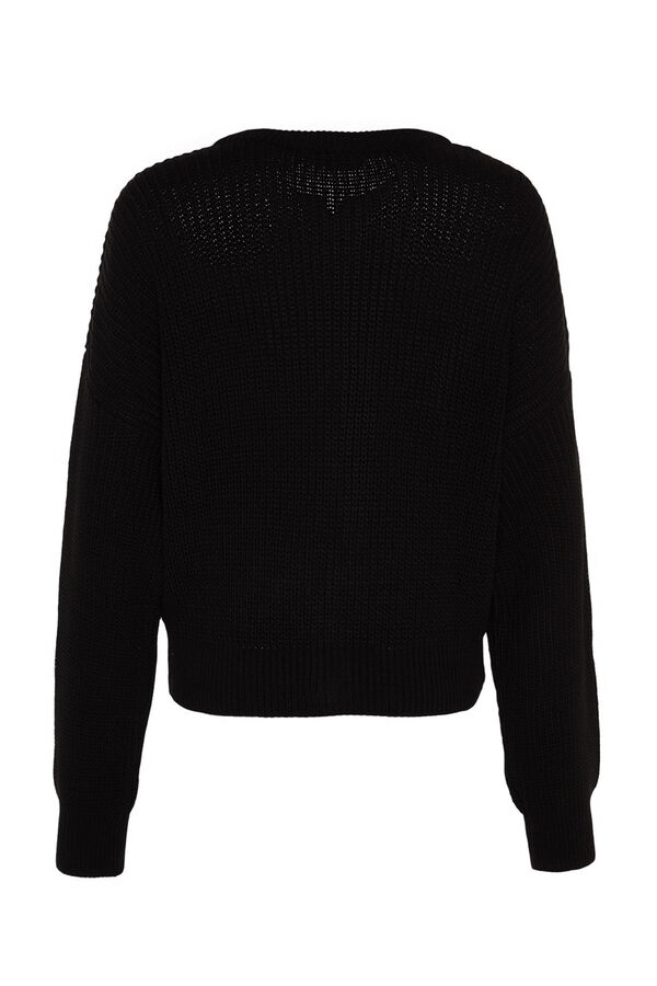 Trendyol C&aacute;rdigan de punto negro