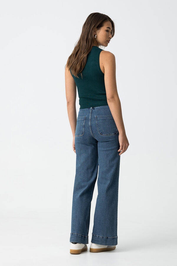 Tiffosi Jeans Sarah Wide Leg azul