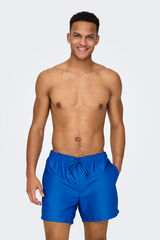 Only & Sons Ba&ntilde;ador b&aacute;sico azul