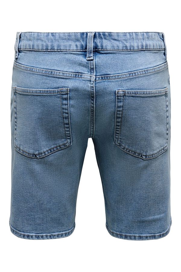 Only & Sons Bermuda de ganga azul