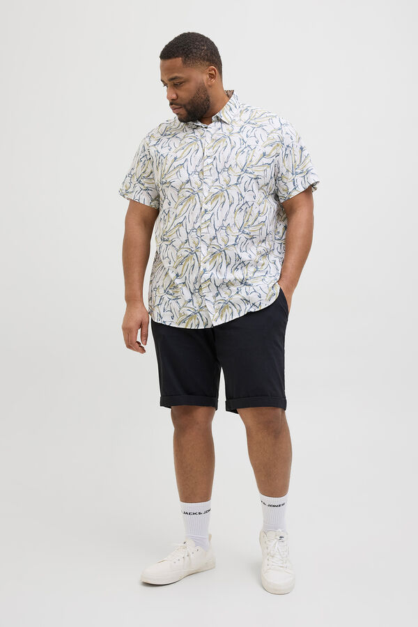 Jack & Jones PLUS Bermuda regular fit PLUS azul