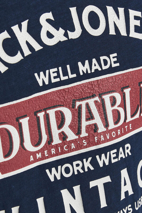 Jack & Jones Camiseta manga corta logo azul