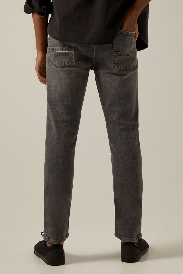 Springfield Jeans slim gris lavado gris medio
