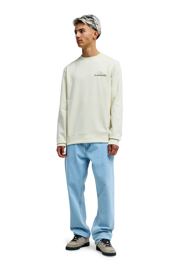 Quiksilver Sweatshirt gola redonda branco