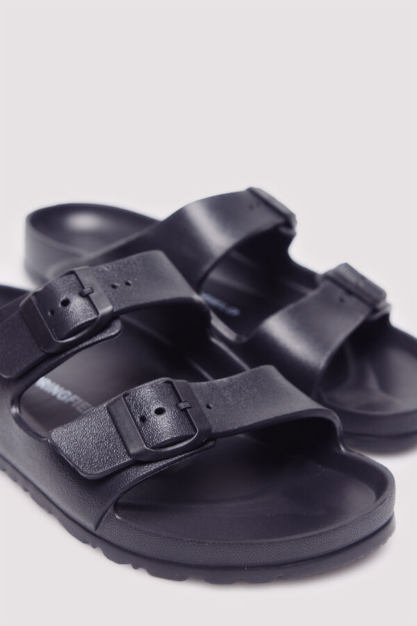 Springfield Sandália com fivela emborrachada preto