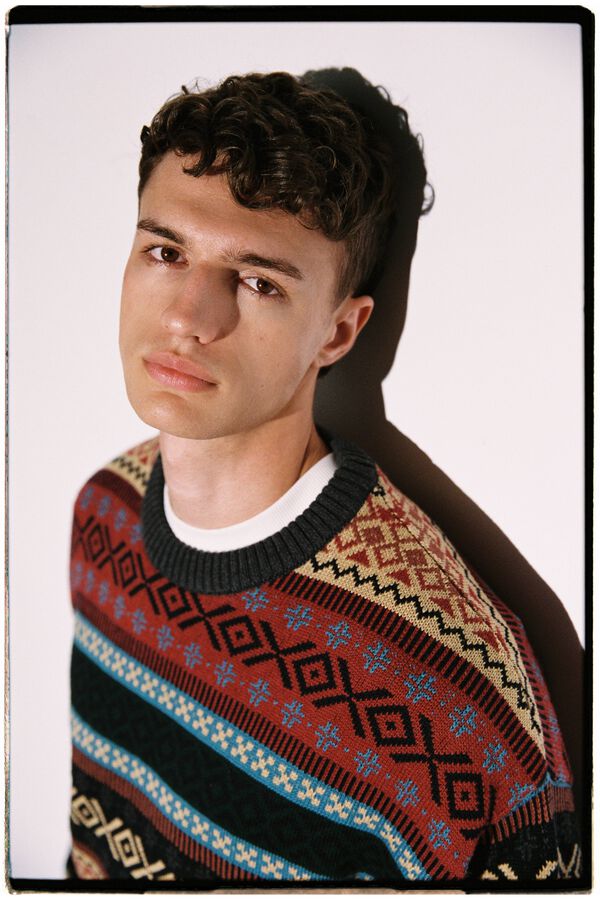 Springfield Jersey jacquard 35TH Aniversario burdeos