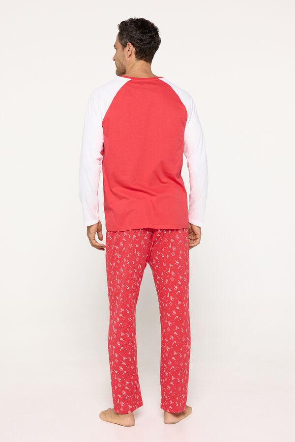 Brave Soul Set de pijama largo rojo