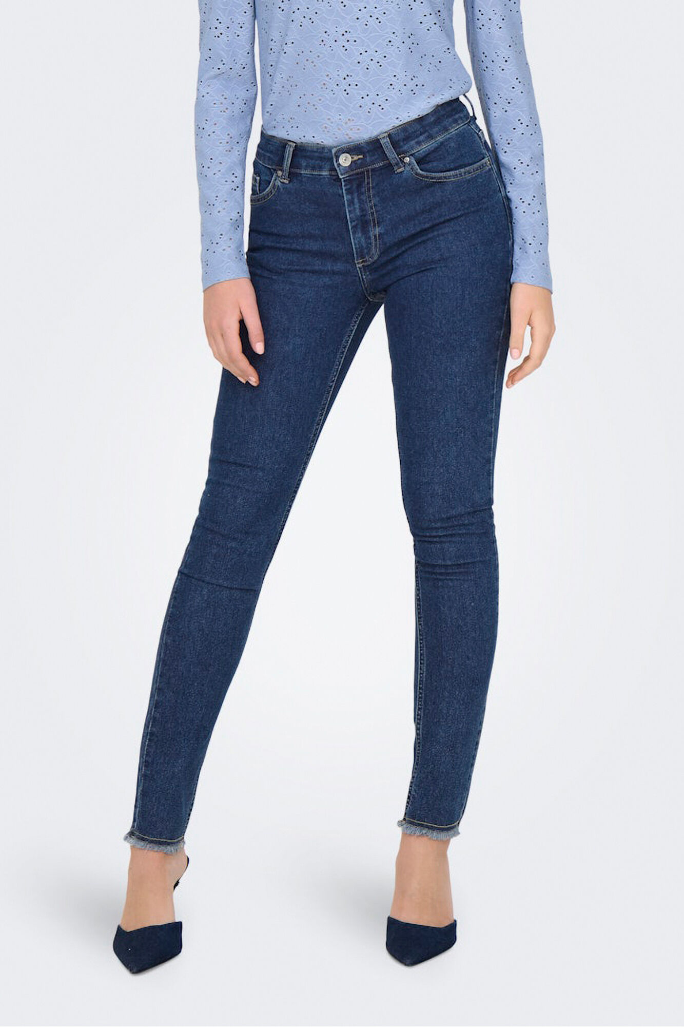 Only Jeans skinny de corte m&eacute;dia 