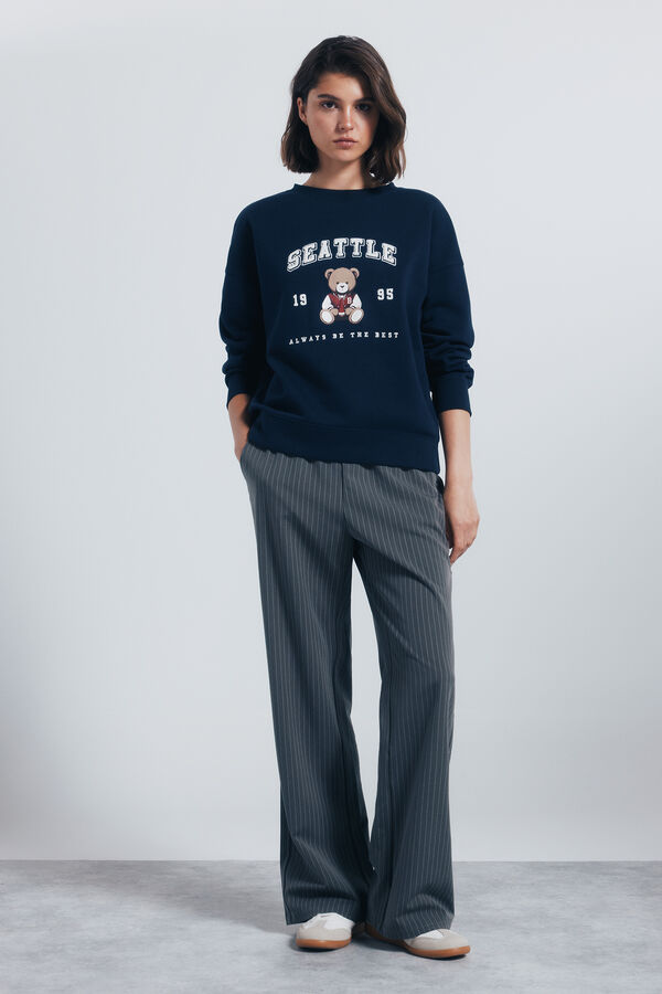 Springfield Cal&ccedil;a jogger larga cinzento