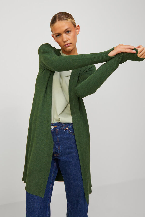 Jack & Jones Casaco de malha comprido. verde