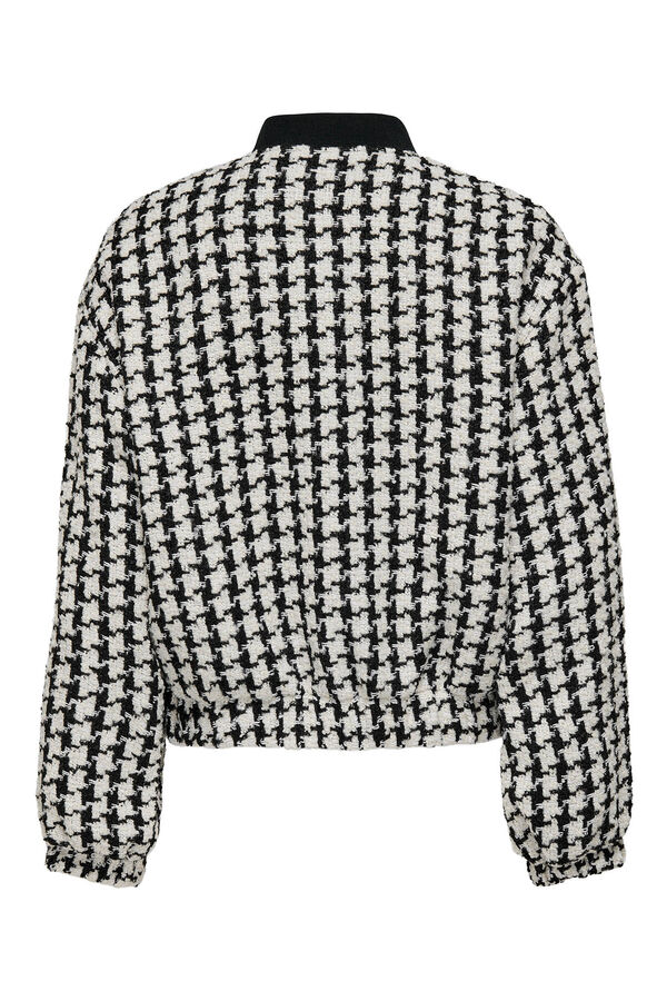 Only Jaqueta bomber estampada cinzento