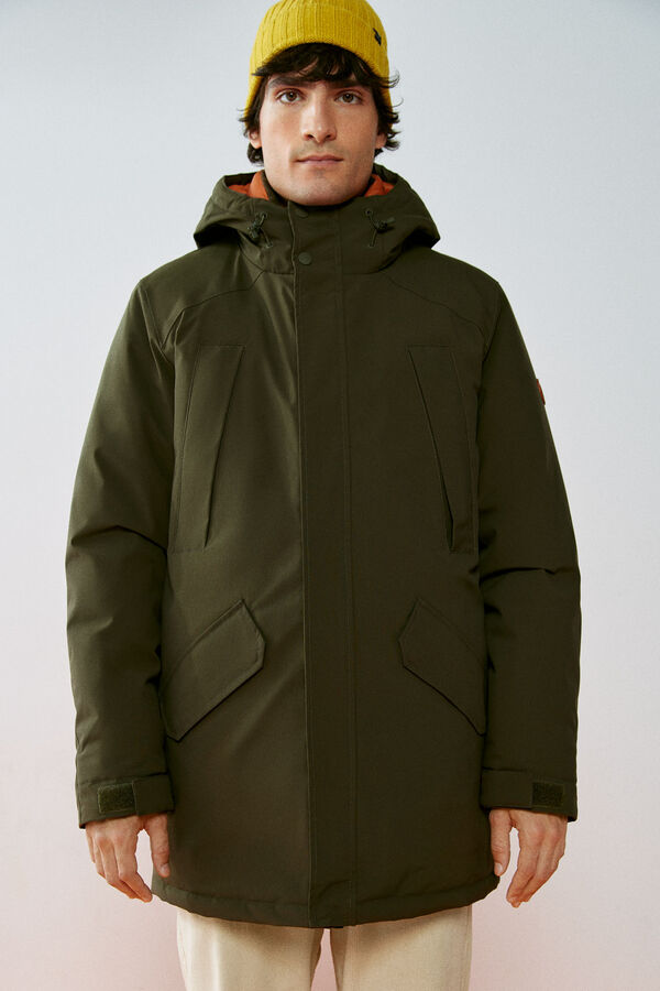 Springfield Parka acolchoada térmica cinza