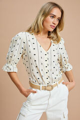 Only Cinto com fivela bege