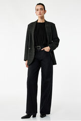 Koton Cal&ccedil;a jeans reta preto