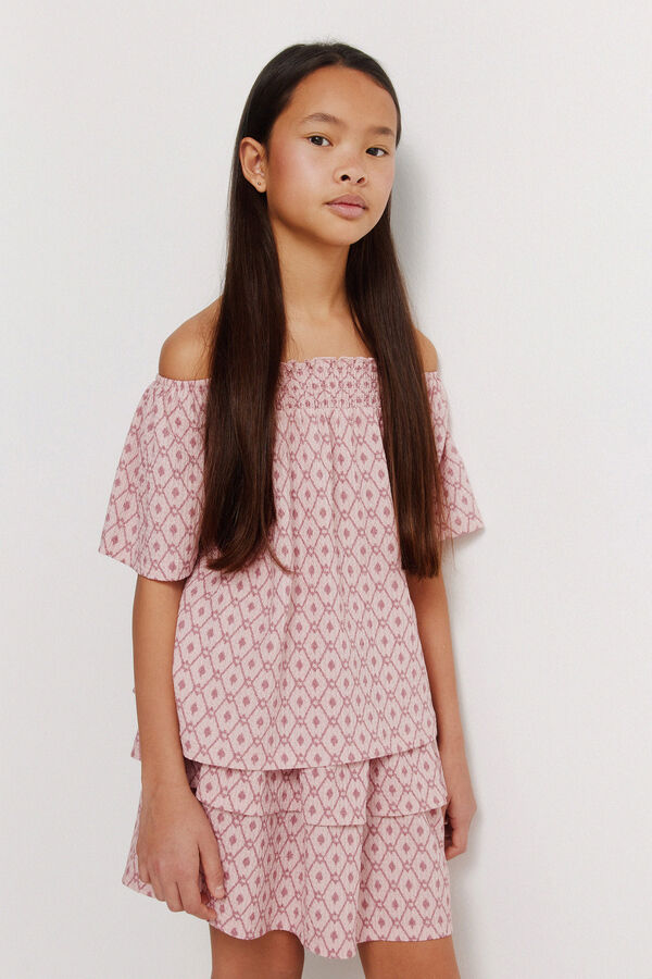 Springfield Kids Saia IKAT menina rosa