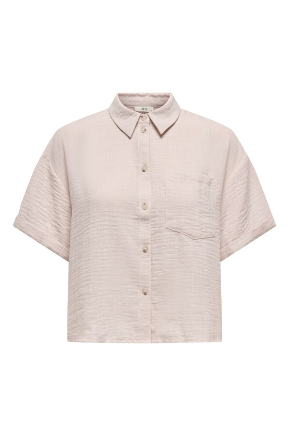 JDY Camisa manga curta bege