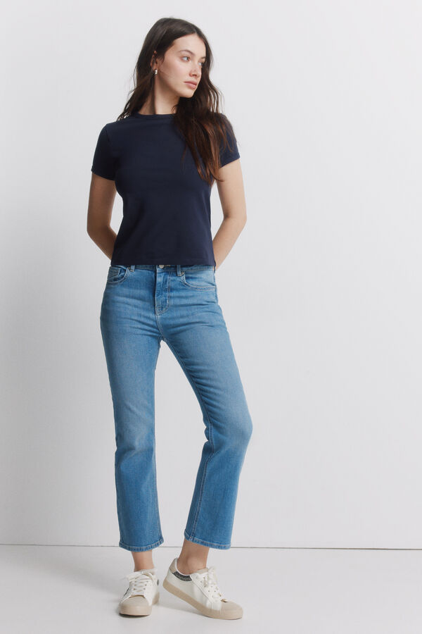 Springfield Cal&ccedil;as jeans flare azul