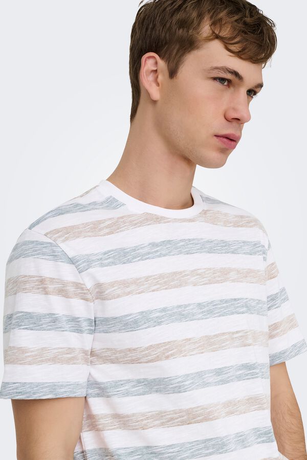 Only & Sons T-shirt de manga curta branco