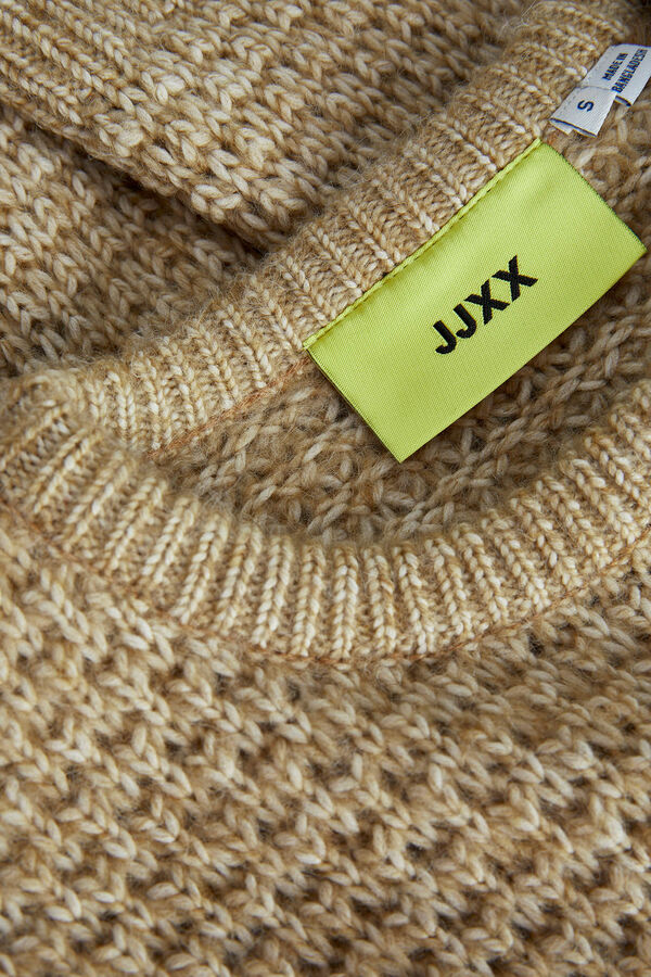 Jack & Jones Su&eacute;ter de malha texturizado cru