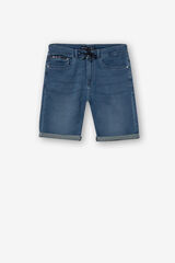 Tiffosi Bermuda Indigo Knit Slim Fit azul