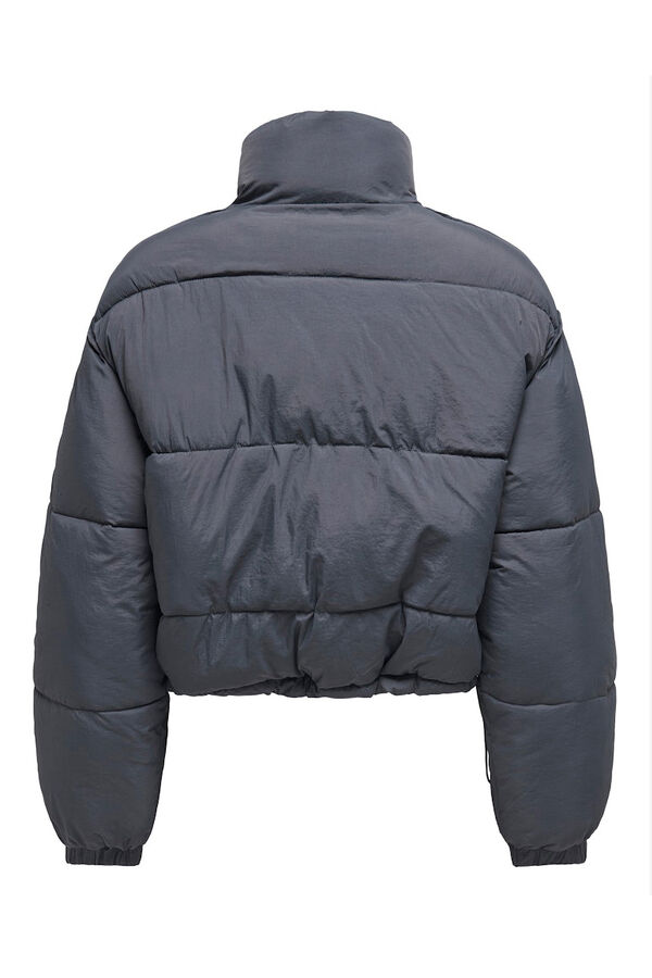 Only Casaco curta acolchoada  azul