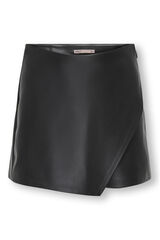 Only Girls Saia plissada meninas preto