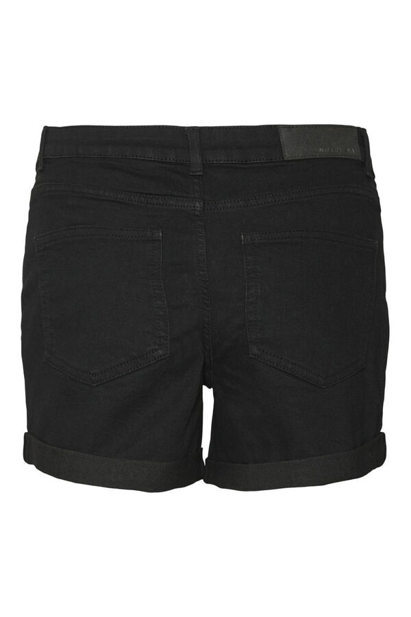 Noisy May Cal&ccedil;&otilde;es com dobra na bainha preto