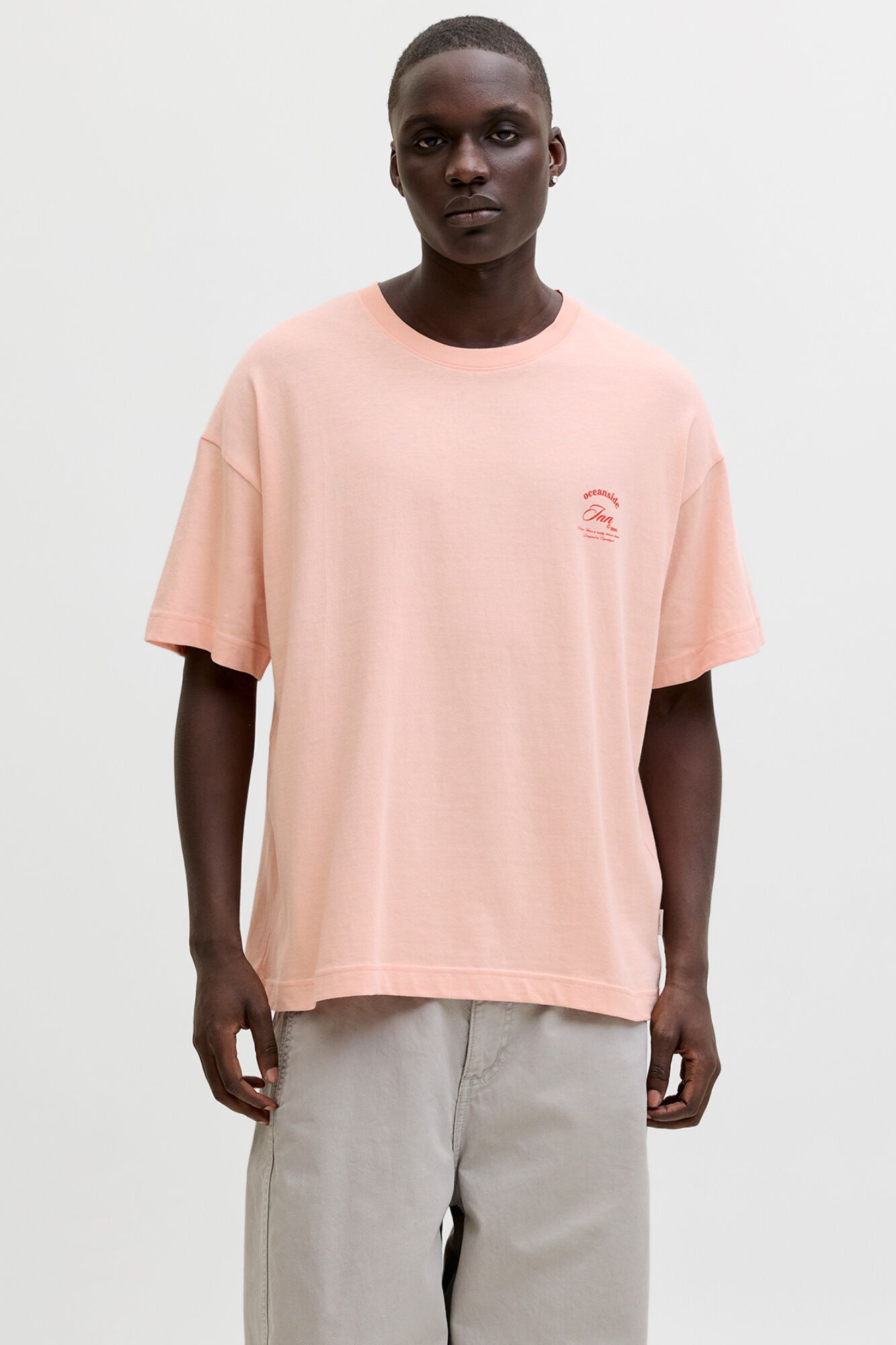 Jack & Jones Camiseta loose algod&oacute;n