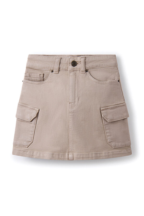 Springfield Kids Falda cargo ni&ntilde;a beige