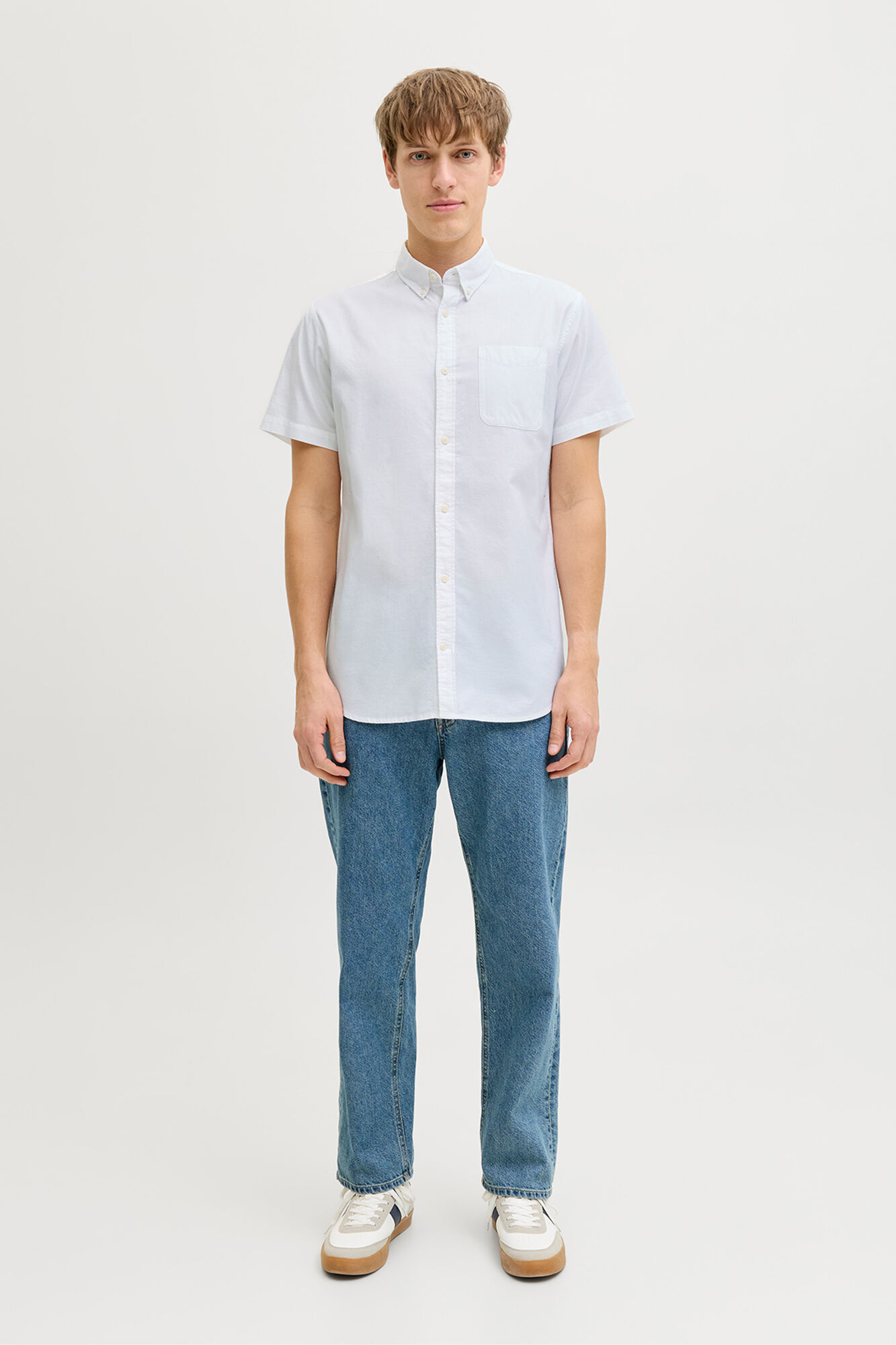 JJ REBEL Camisa oxford manga corta