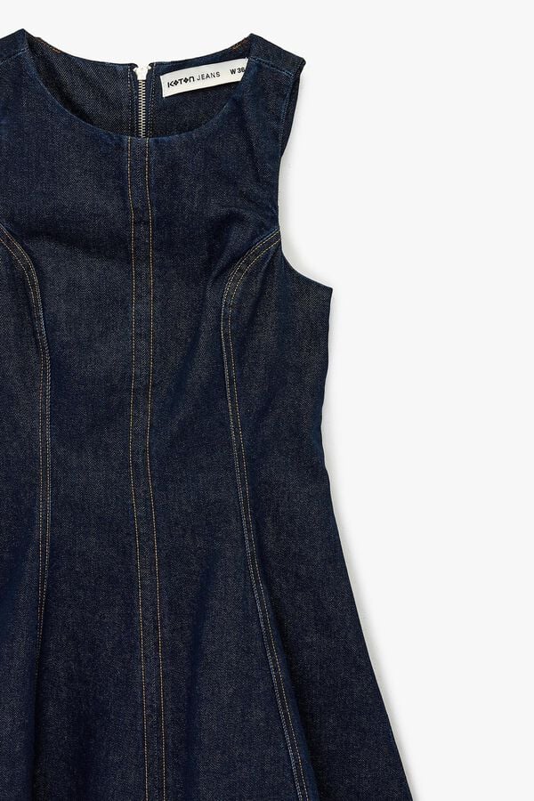Koton Vestido mini denim azul