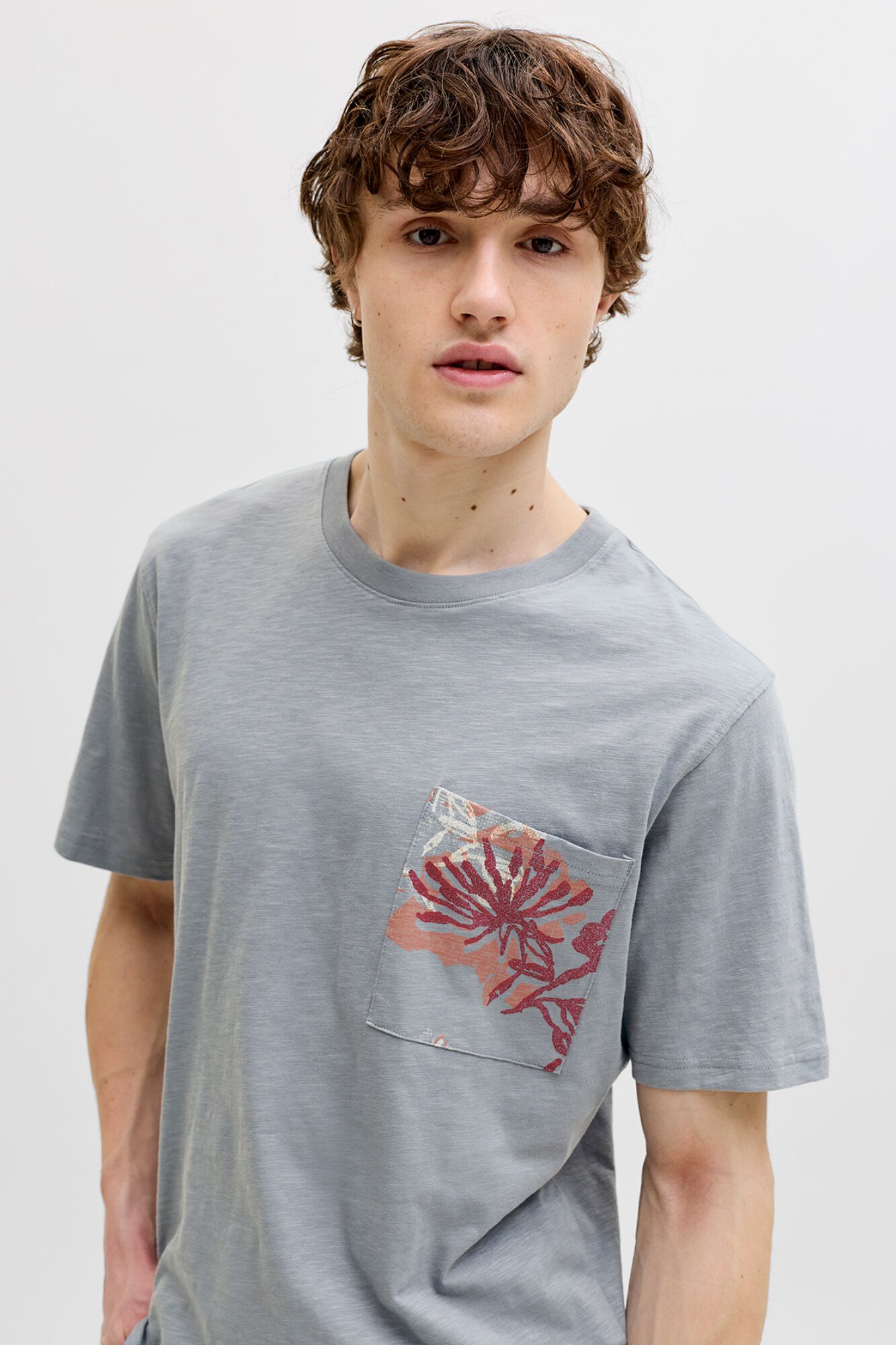 Jack & Jones T-shirt regular fit com bolso