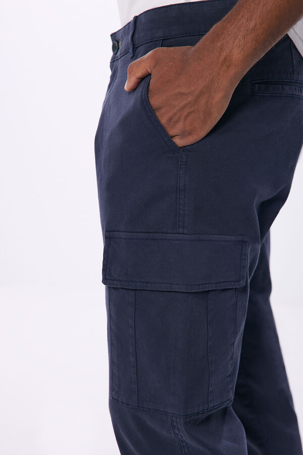 Springfield Pantal&oacute;n cargo azul